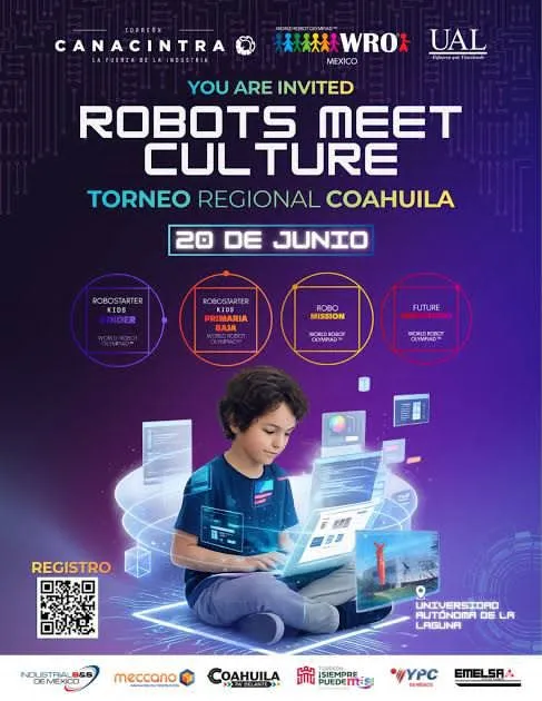 Torreón entra al mapa internacional de la robótica; recibirá torneo mundial con casi 300 participantes