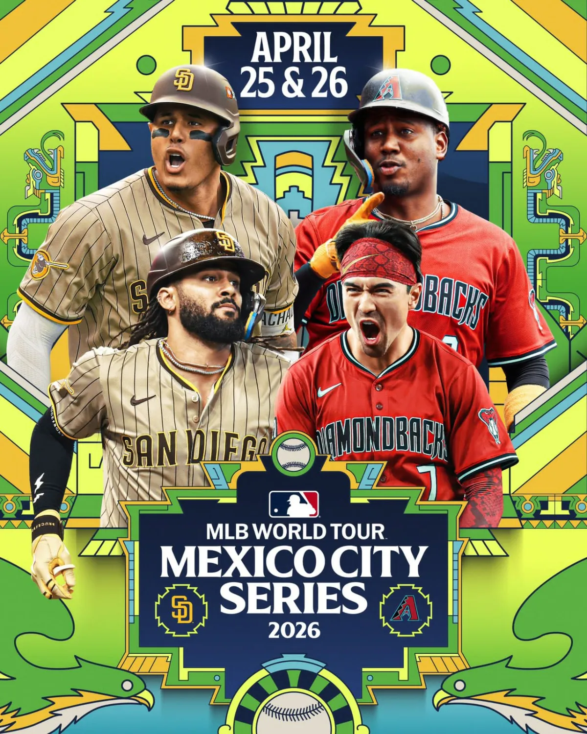 MLB regresa a la CDMX en 2026: Diamondbacks y Padres jugarán dos partidos en el Harp Helú