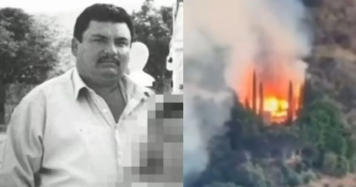 Ataque con drones incendia rancho vinculado a la familia Guzmán en Badiraguato