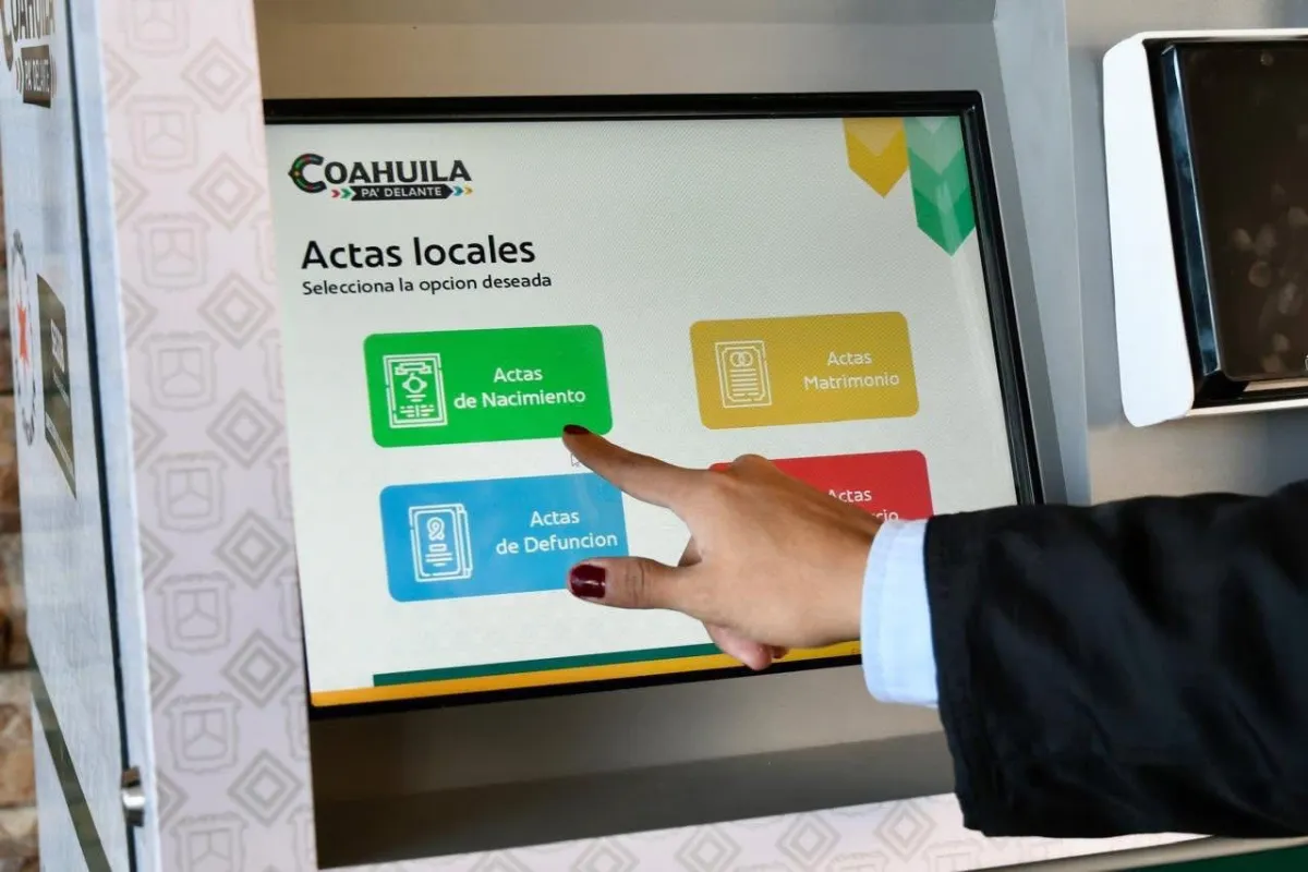 Coahuila moderniza el Registro Civil con nuevos cajeros RCNET en Saltillo y Ramos Arizpe