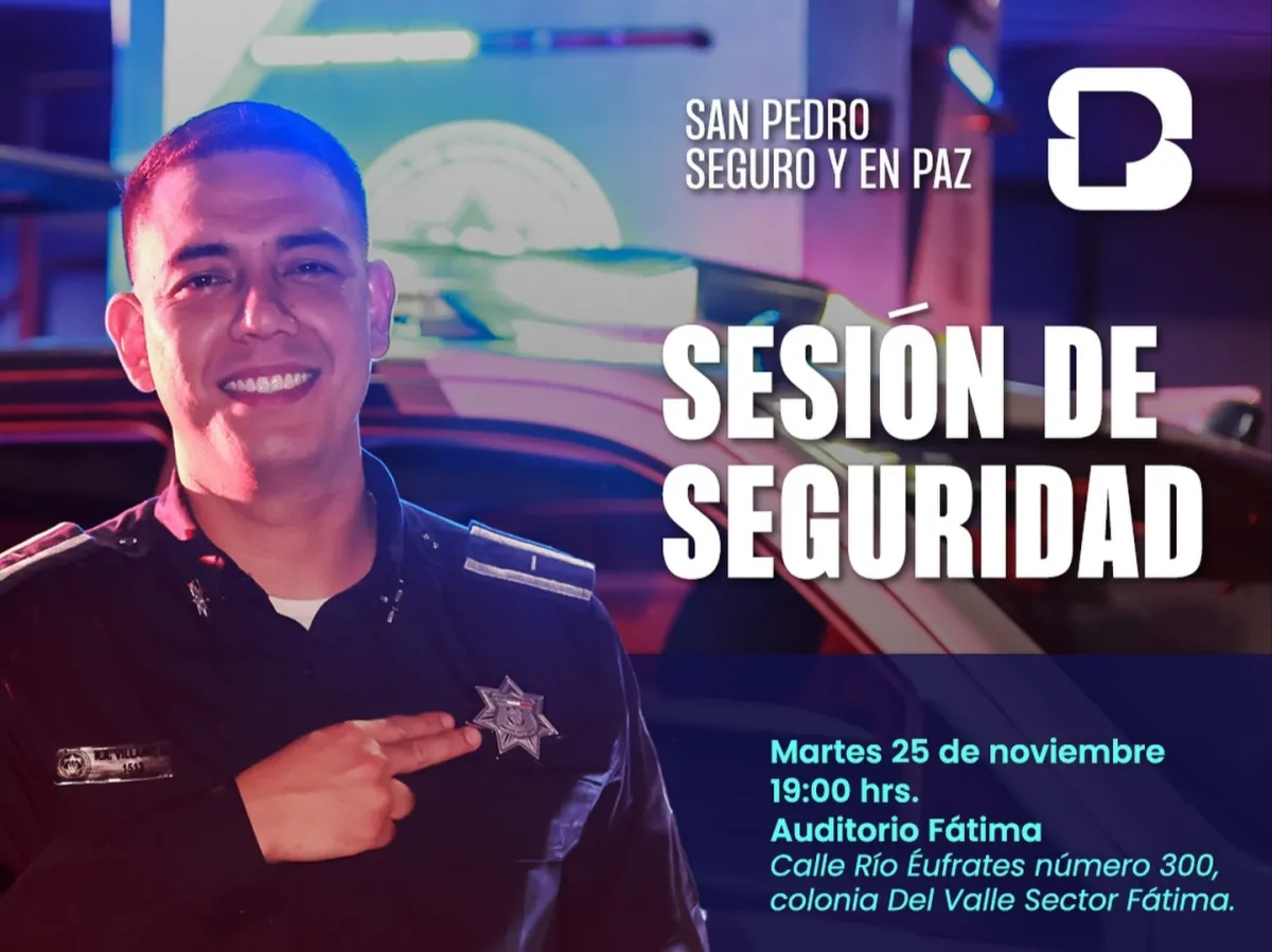 San Pedro realizará sesión vecinal “Por un Solo San Pedro Seguro y en Paz”
