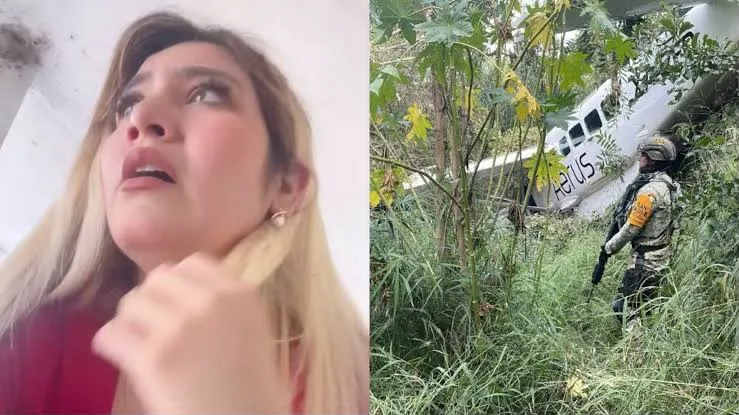 Sobreviviente de caída de avioneta en Pesquería pide ayuda en redes tras el accidente