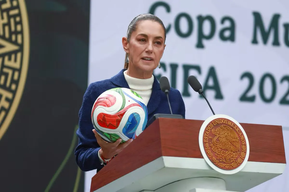 Sheinbaum asistirá al sorteo del Mundial 2026 y podría coincidir por primera vez con Donald Trump