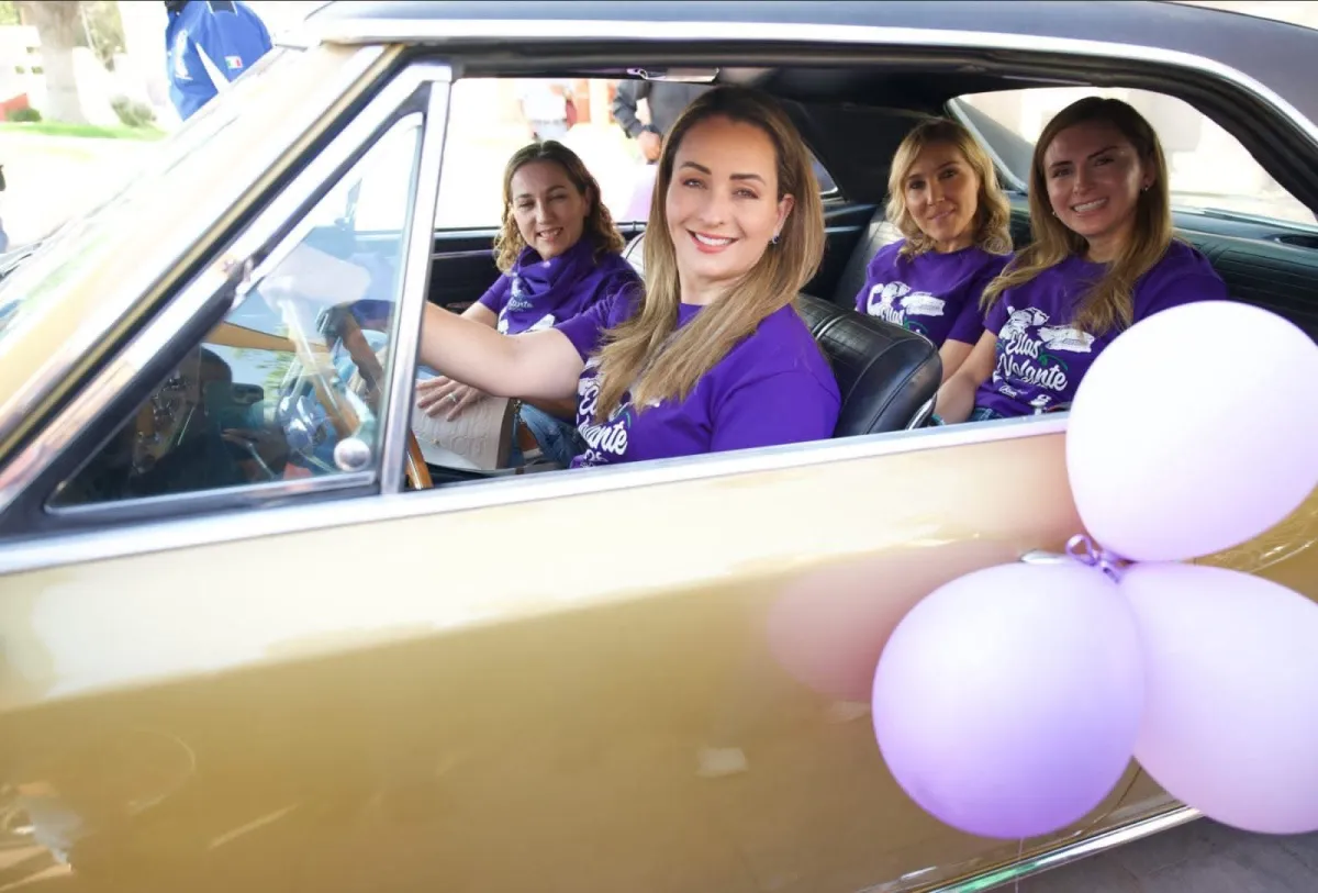 Mujeres toman el volante en Saltillo con rodada llena de historia y causa