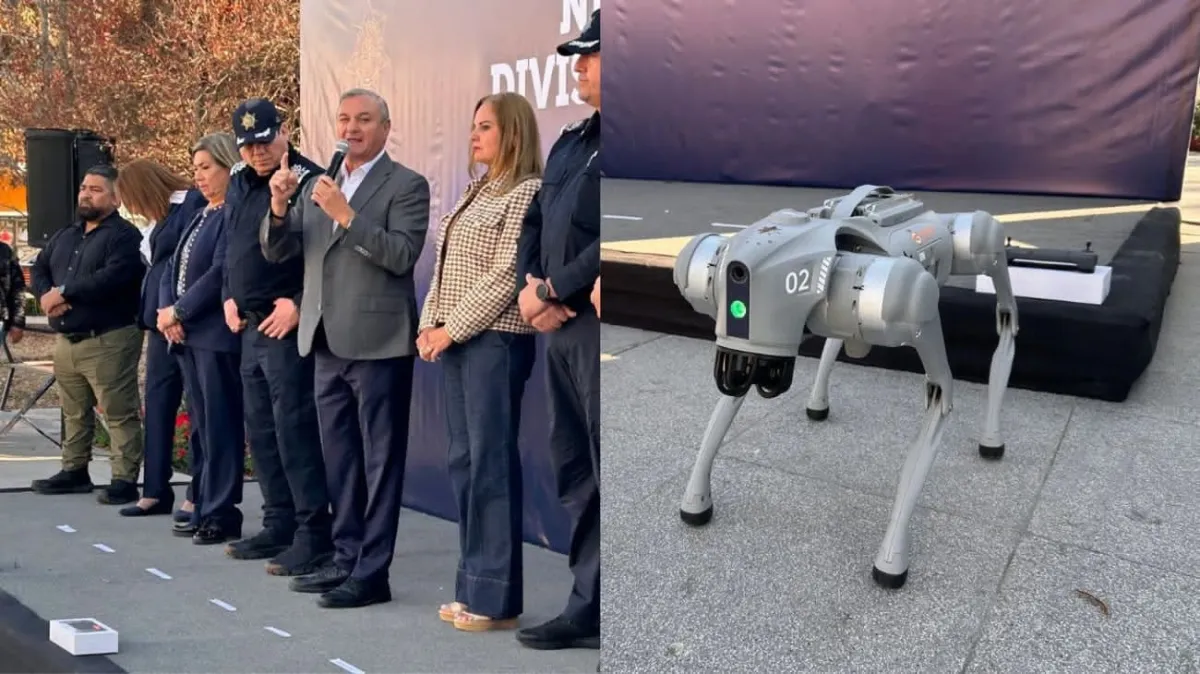 Perros robot llegan a Guadalupe como nuevo escudo tecnológico en operativos de seguridad