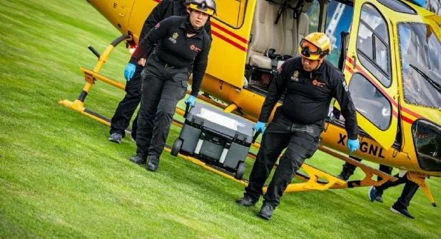Operativo aéreo permite traslado de corazón desde Tamaulipas hasta hospital de Monterrey