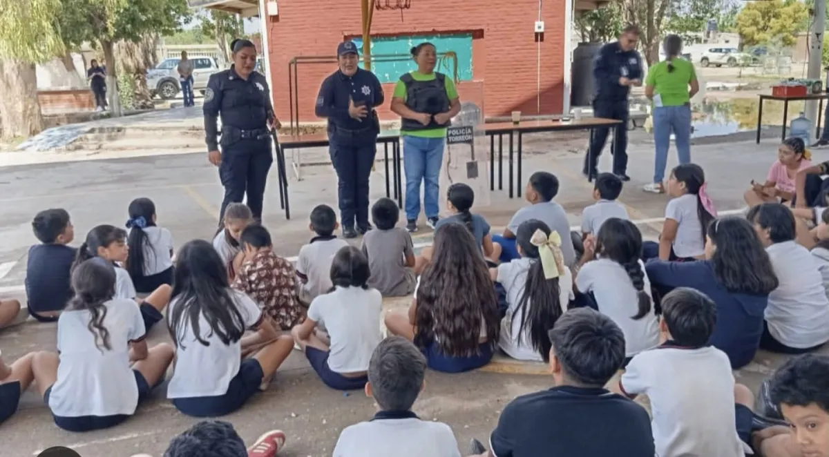 Promueven cultura de la prevención entre estudiantes de primaria en Torreón