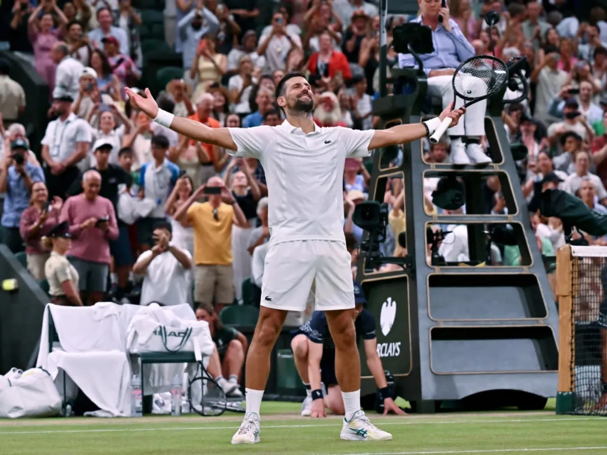 Novak Djokovic supera a Auger-Aliassime en cinco sets y avanza a las Semifinales de Wimbledon