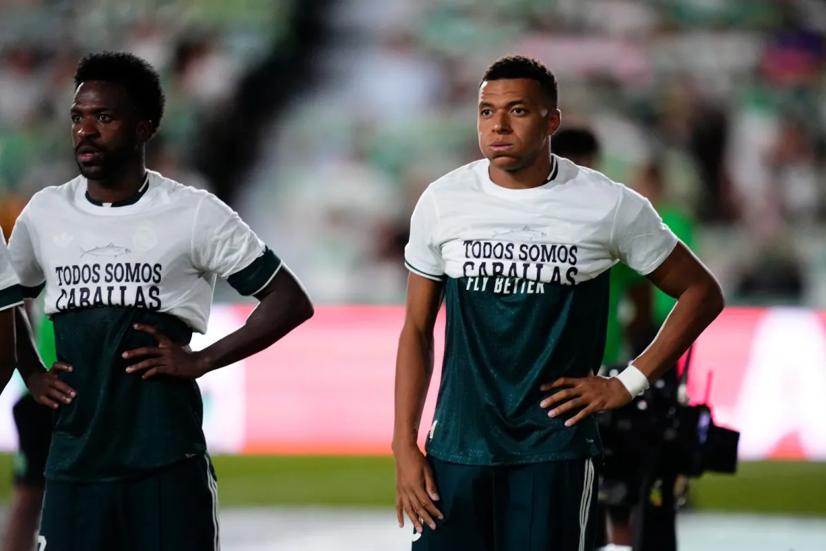 Mbappé oculta mensaje sobre Ceuta durante festejo con el Real Madrid