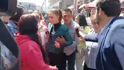 Detienen al hombre que acosó a Claudia Sheinbaum en el Centro Histórico