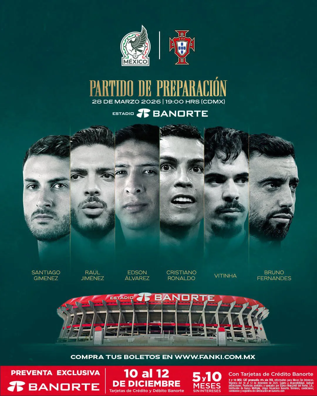 Boletos para México vs. Portugal se agotan en 45 minutos tras caótica preventa