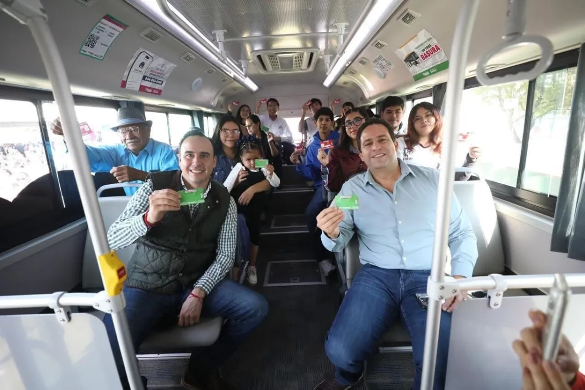 Arranca en Saltillo el programa de transporte gratuito “Aquí Vamos Gratis”
