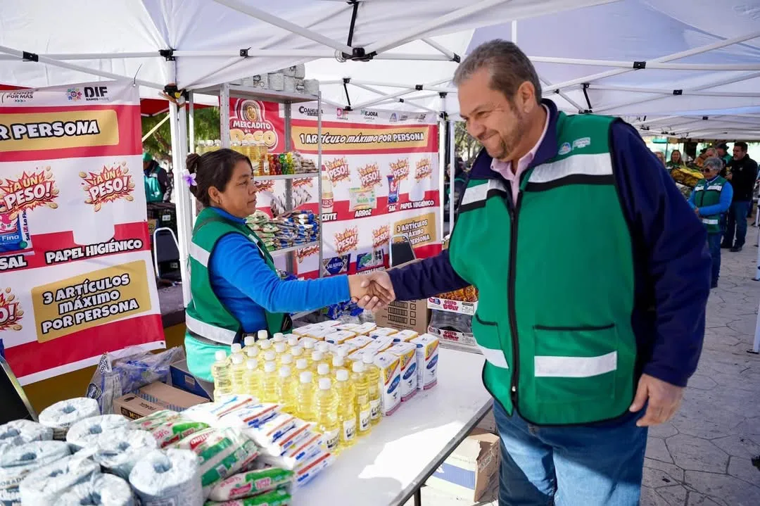 Mercadito de a Peso llega a Parajes de los Pinos este 6 de marzo en Ramos Arizpe