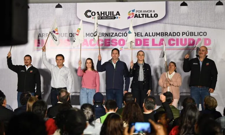 Saltillo moderniza su sistema de alumbrado con 1,700 nuevas luminarias LED en accesos principales