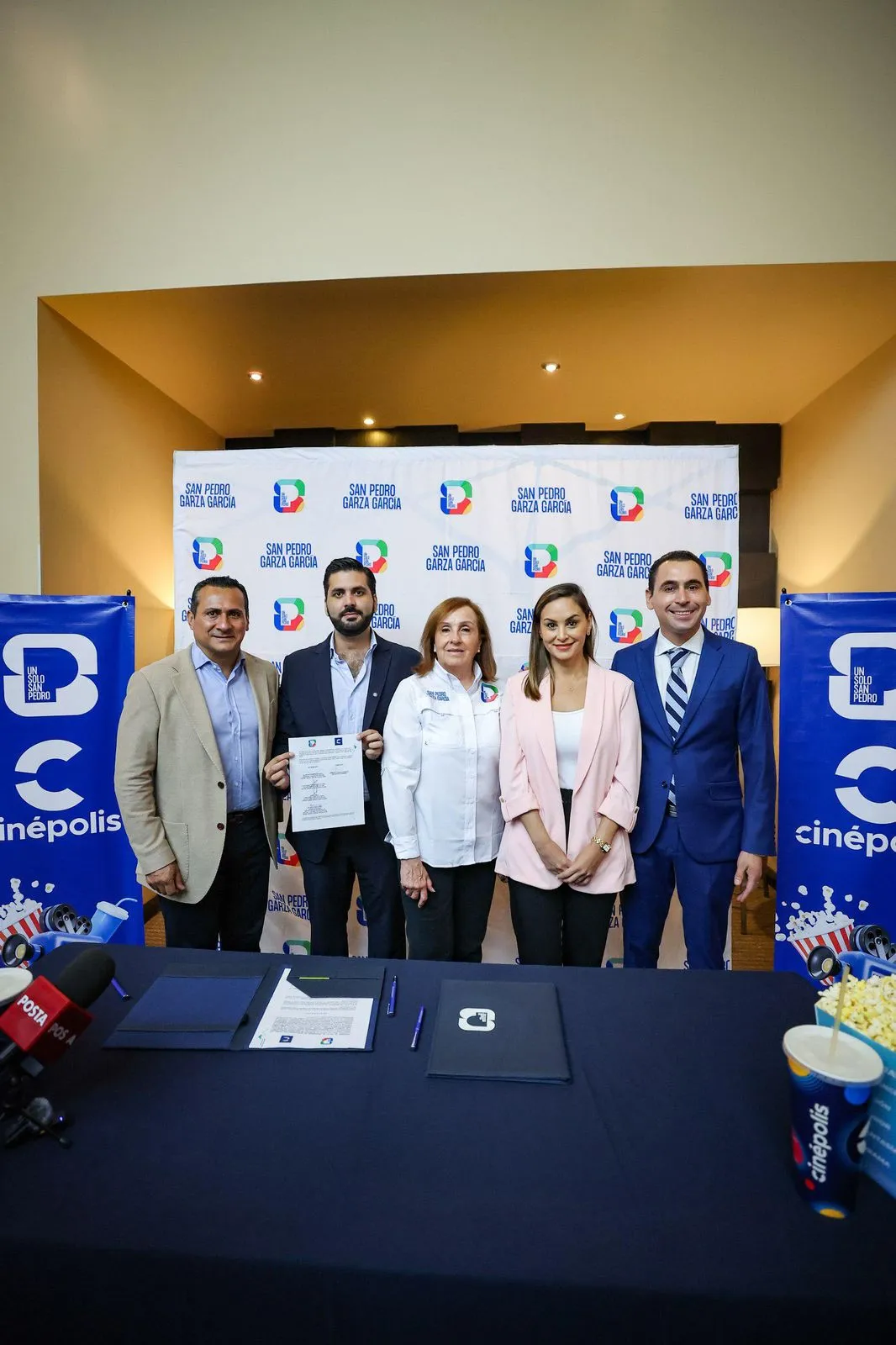 San Pedro y Cinépolis firman alianza para promover la responsabilidad social y el acceso cultural