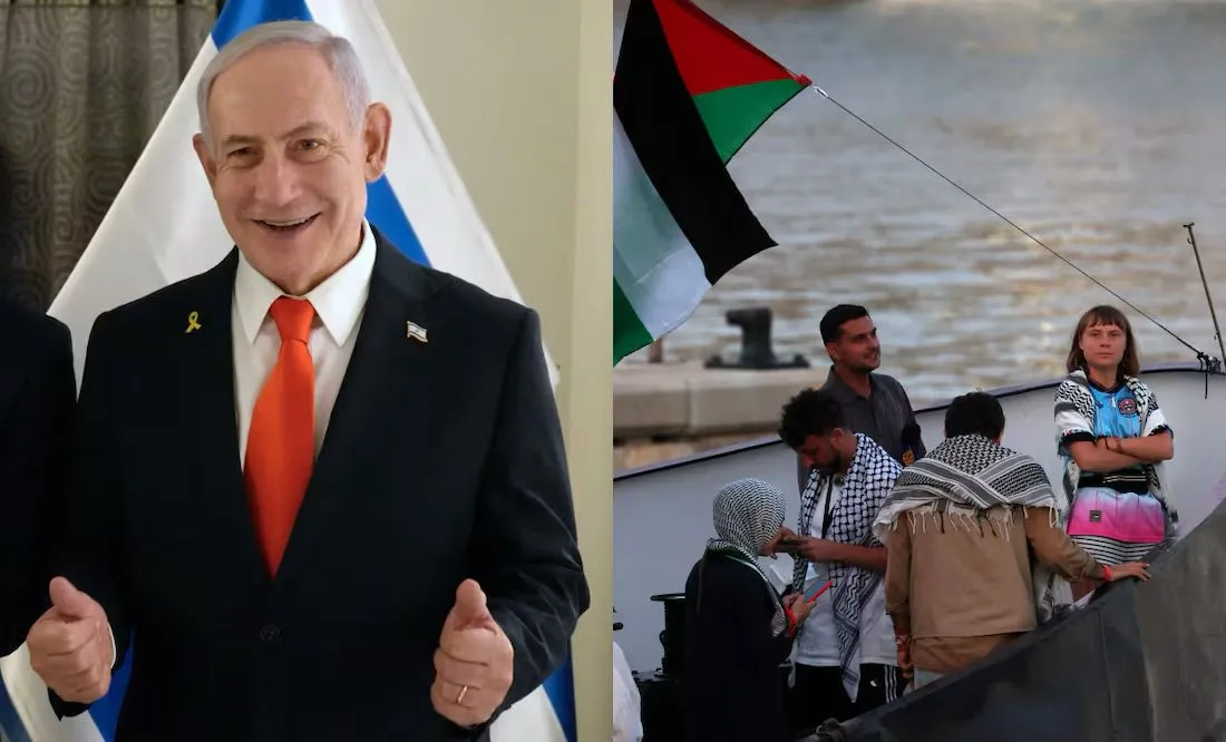 Netanyahu felicita a la Armada por interceptar flotilla rumbo a Gaza