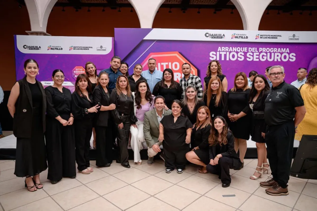 Arranca en Saltillo el programa “Sitios Seguros” para proteger a mujeres en situación de riesgo