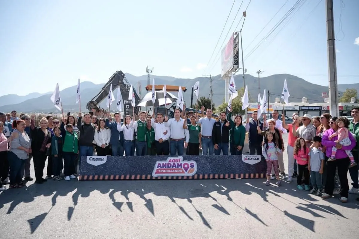 Inician construcción de puente peatonal en Emilio Arizpe de la Maza para mejorar seguridad vial
