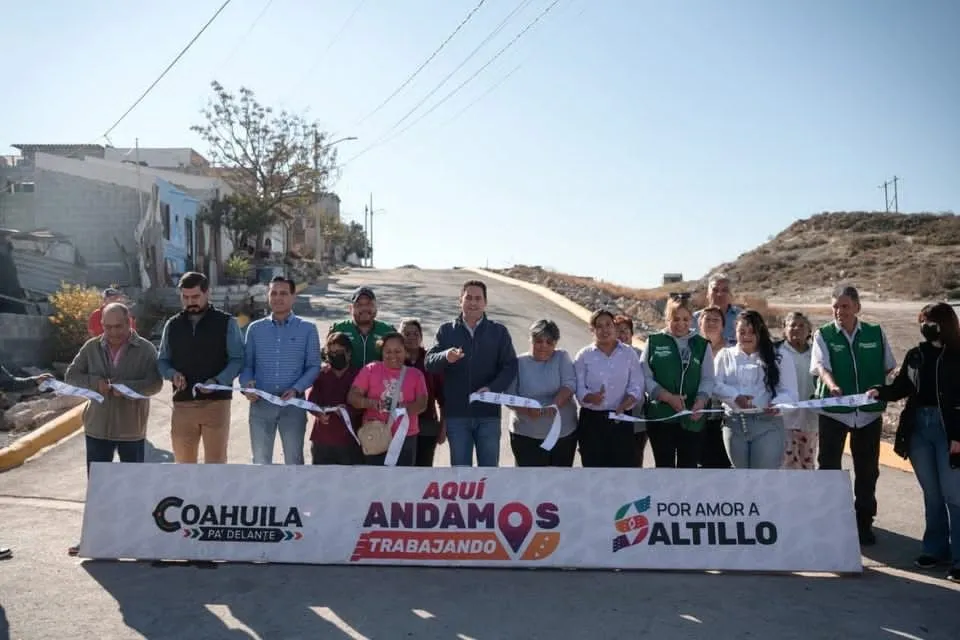 Invierte Saltillo más de 5 mdp en pavimentación para Las Margaritas