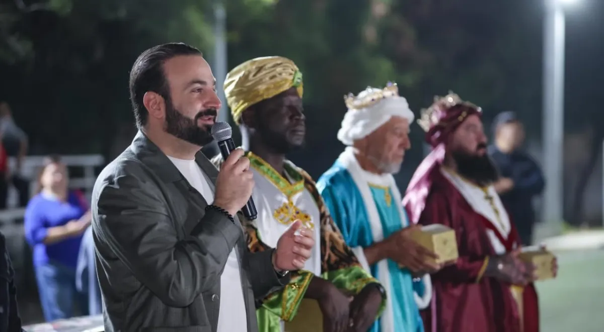 Vecinas y vecinos de Los Sauces comparten celebración de Reyes en San Pedro