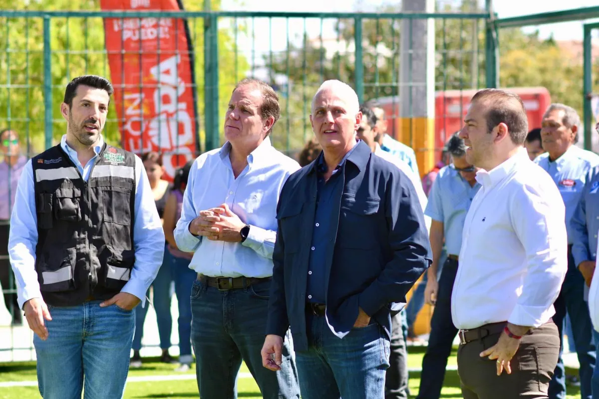 Rehabilitan Canchas de Fútbol en la línea Verde en Torreón