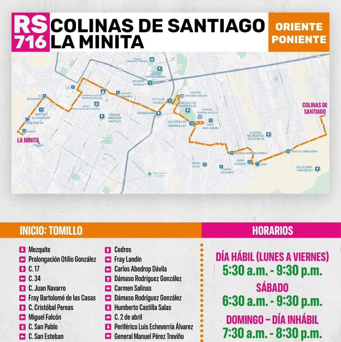 Nueva ruta RS-716 arranca en Saltillo; conectará oriente y poniente