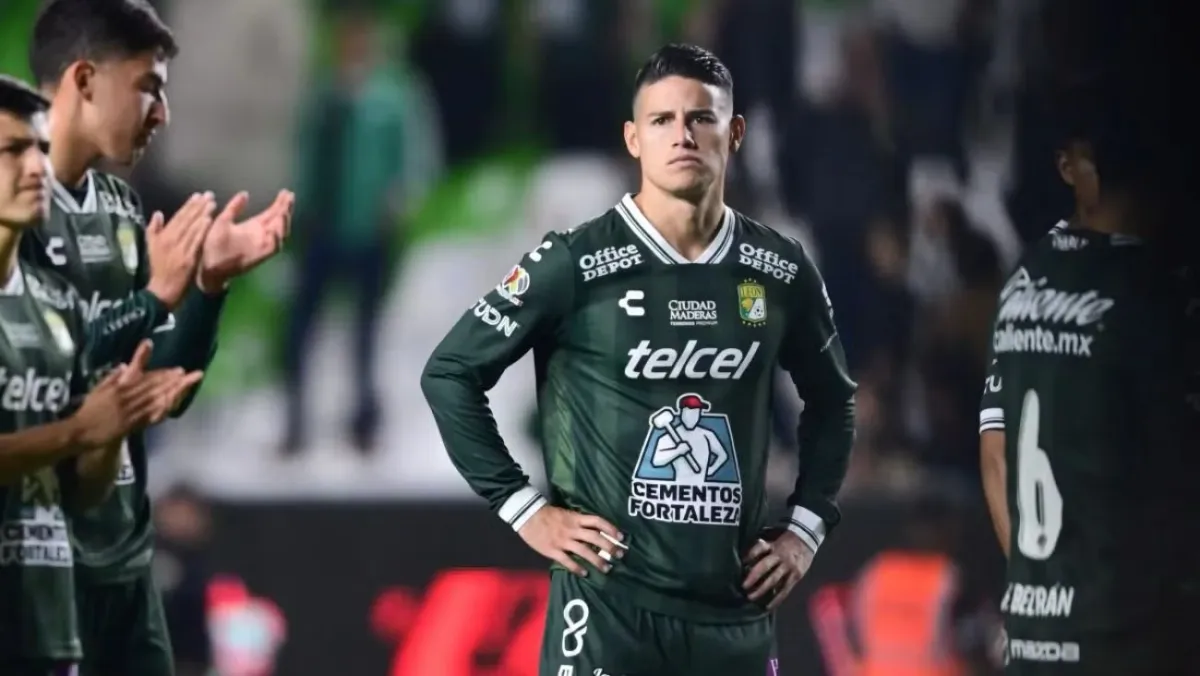 James Rodríguez queda libre tras su salida del León rumbo a un nuevo destino para 2026