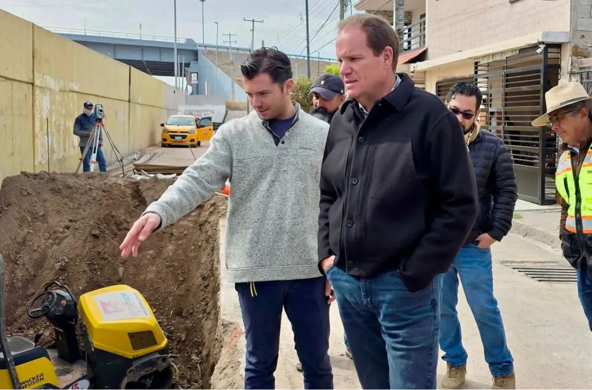 Supervisan obra pública en la colonia Villa Florida, en Torreón