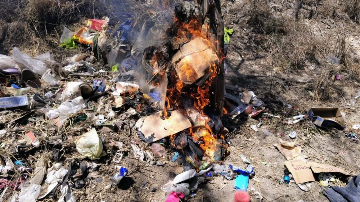 Detienen a cuatro hombres por provocar incendio en San Bernabé IV