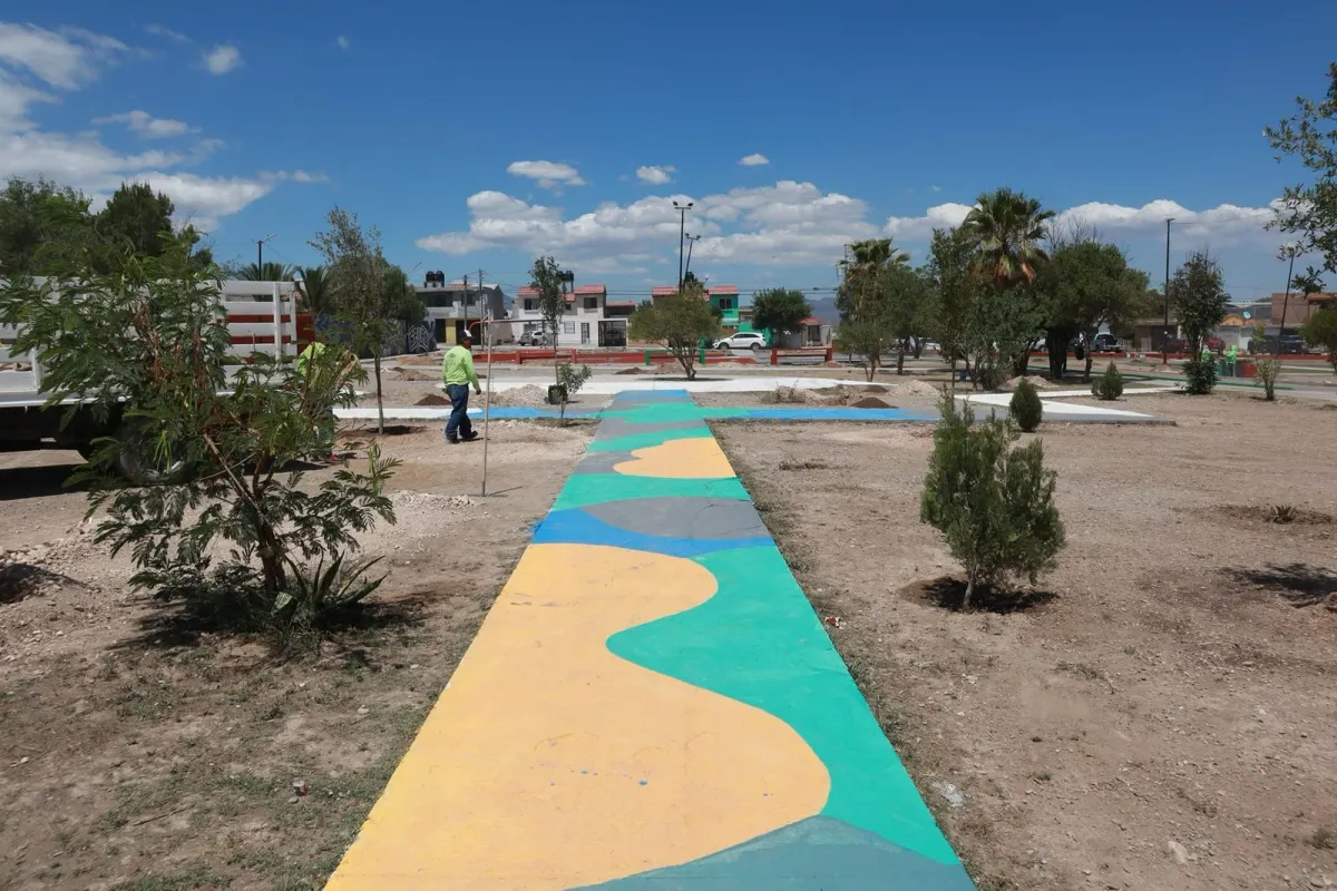 Renuevan plaza pública en Mirasierra como parte del programa “Activa Tu Parque” en Saltillo