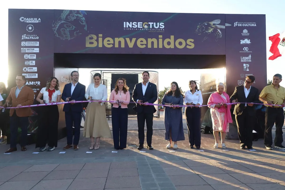 Inauguran en Saltillo la exposición ‘Insectus: Ciencia, Arte y Cultura
