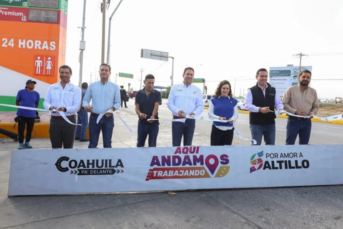 Mejoran movilidad con nuevas adecuaciones viales en Saltillo