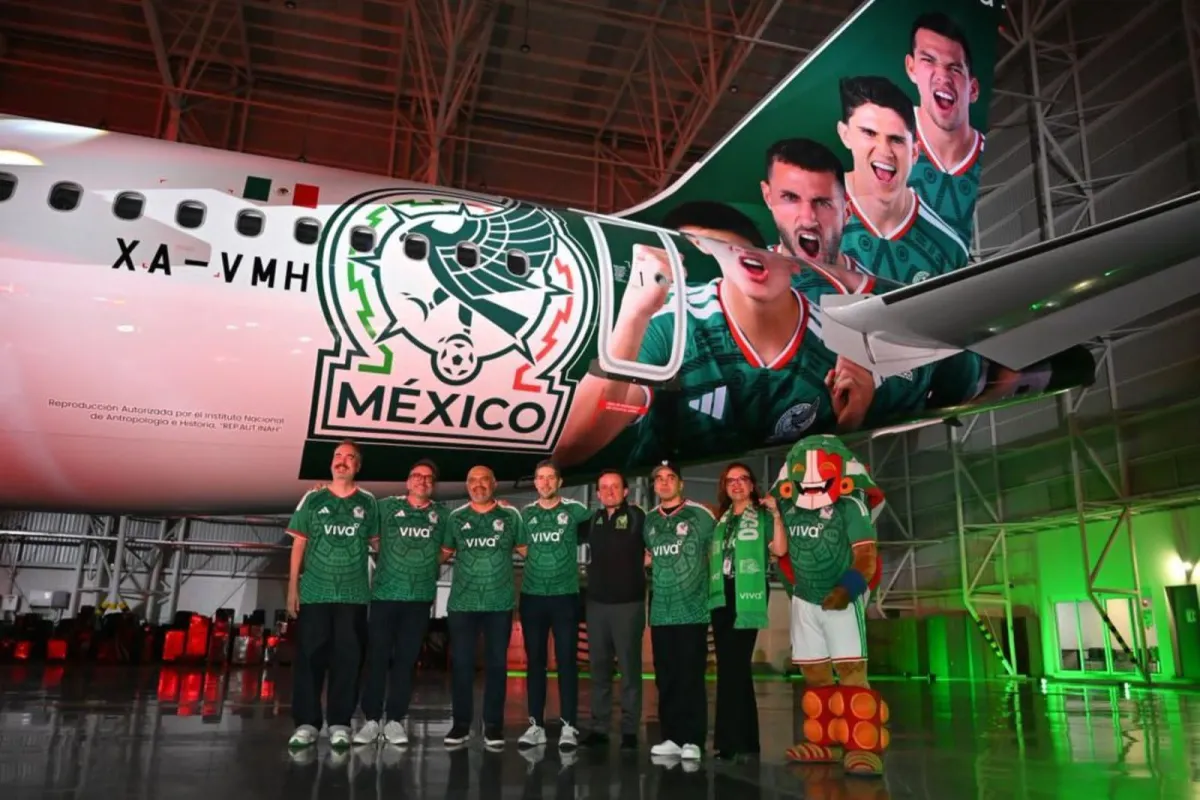 Selección Mexicana presenta avión especial rumbo al Mundial 2026