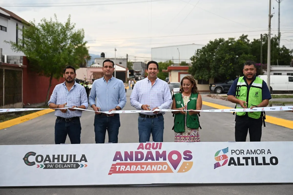 Seguirán llegando más obras a todos los sectores de Saltillo: Javier Díaz