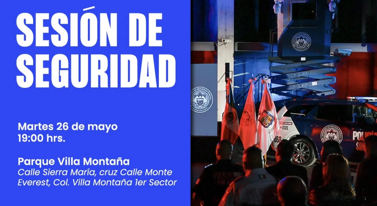Invitan a vecinos a participar en encuentro ciudadano sobre seguridad en San Pedro