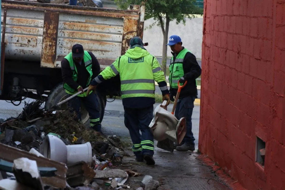 Intensifican limpieza en Lomas Verdes y colonias del sur de Saltillo