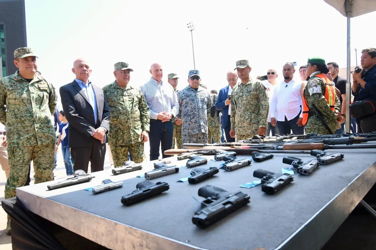 Destruyen 693 armas de fuego en Torreón como parte de estrategia por la paz