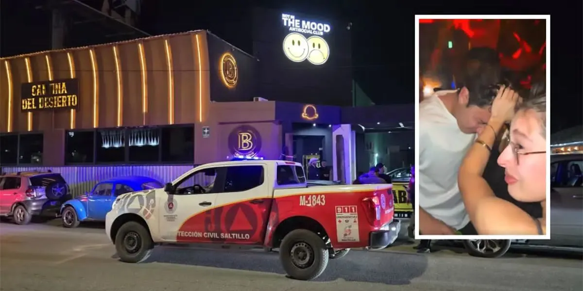 Colapsa área VIP en bar de Saltillo y deja cinco jóvenes hospitalizados; clausuran el establecimiento*