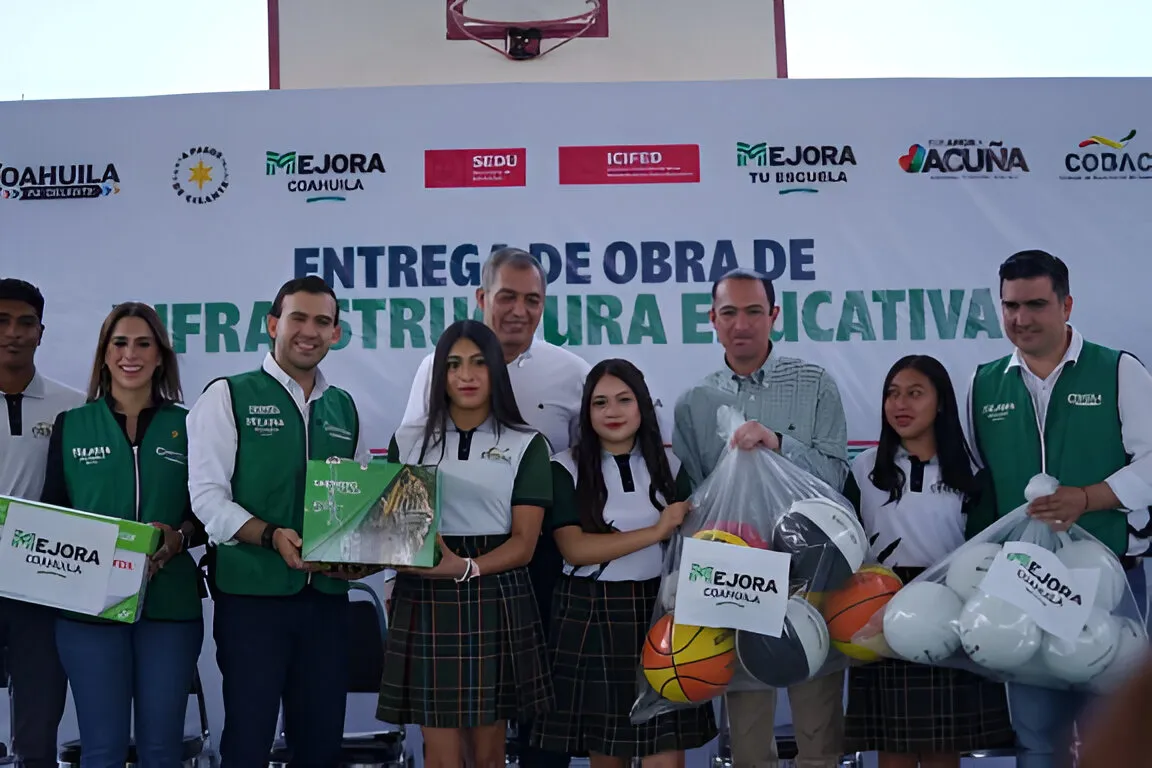 Mejora Coahuila Entrega Obras de Infraestructura Educativa