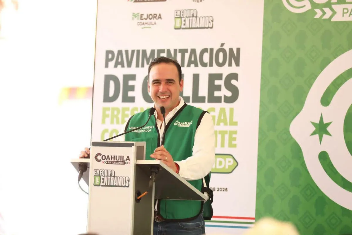 Manolo Jiménez lleva programa de obras a las cinco regiones de Coahuila