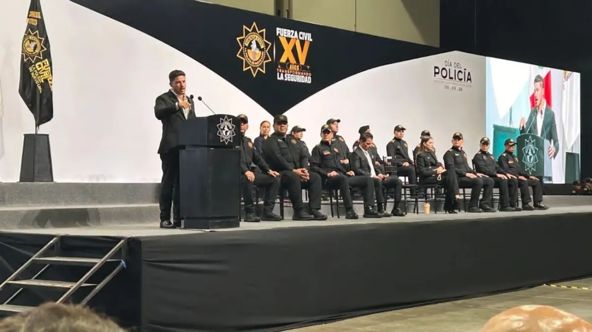 Samuel García presume fortalecimiento de Fuerza Civil durante aniversario de la corporación