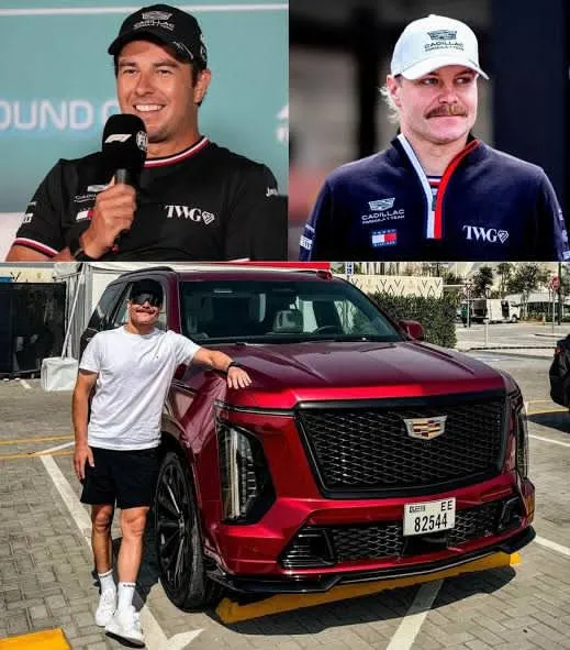 Robo  de automóvil sorprende a Valtteri Bottas en Miami y lo hace llegar tarde a reunión, revela Sergio Pérez