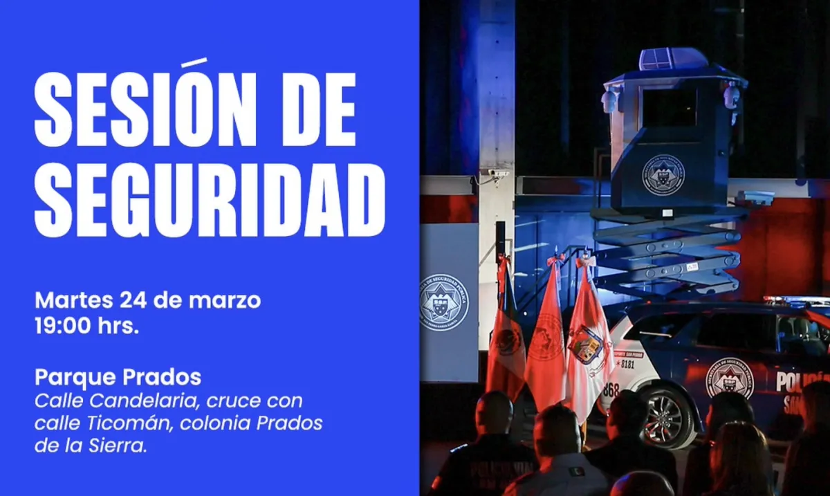 Convocan a sesión ciudadana de seguridad en Prados de la Sierra