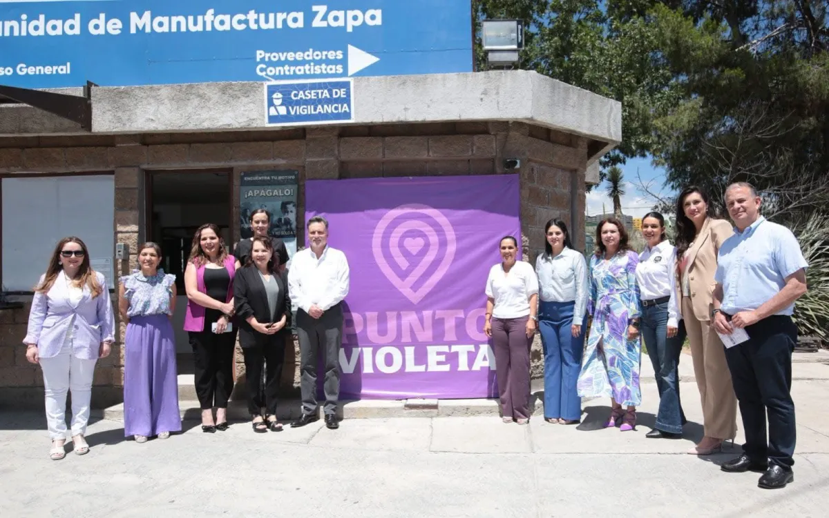 Instalan “Punto Violeta” en la empresa Tetakawi para reforzar la seguridad de las mujeres en entornos laborales en Saltillo