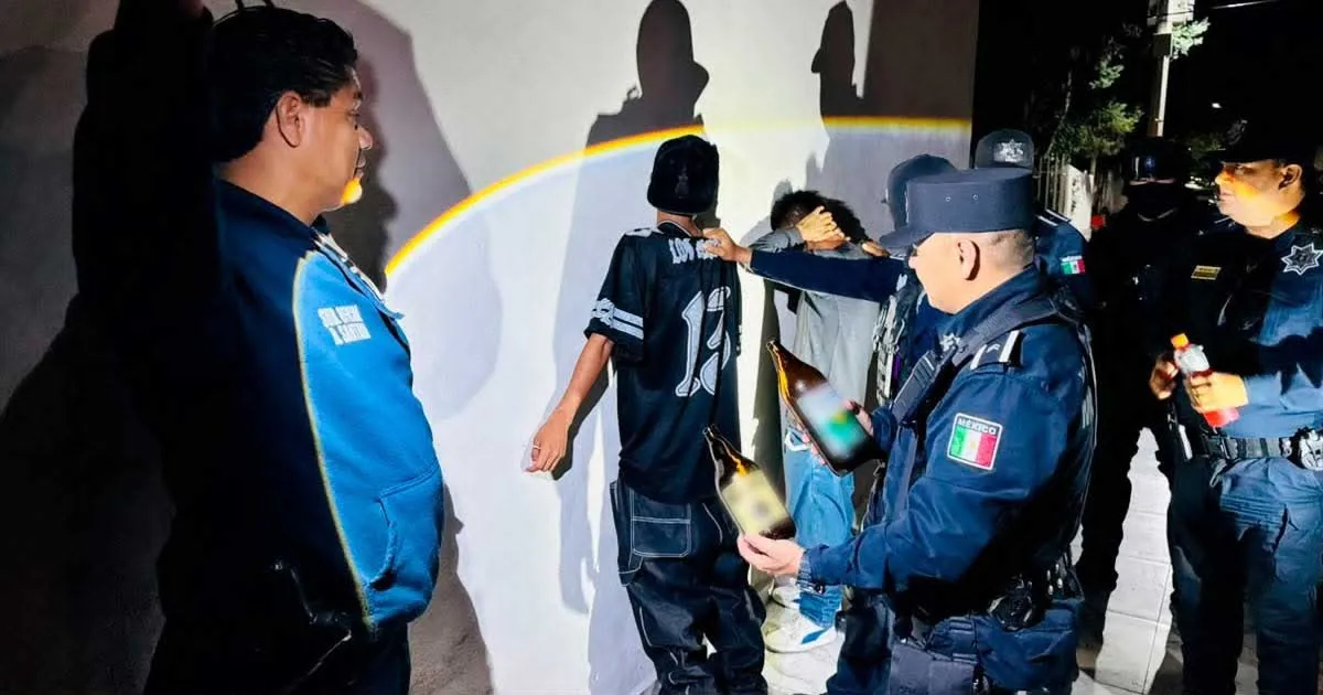 Saltillo suma 307 detenidos por tomar alcohol en la vía pública