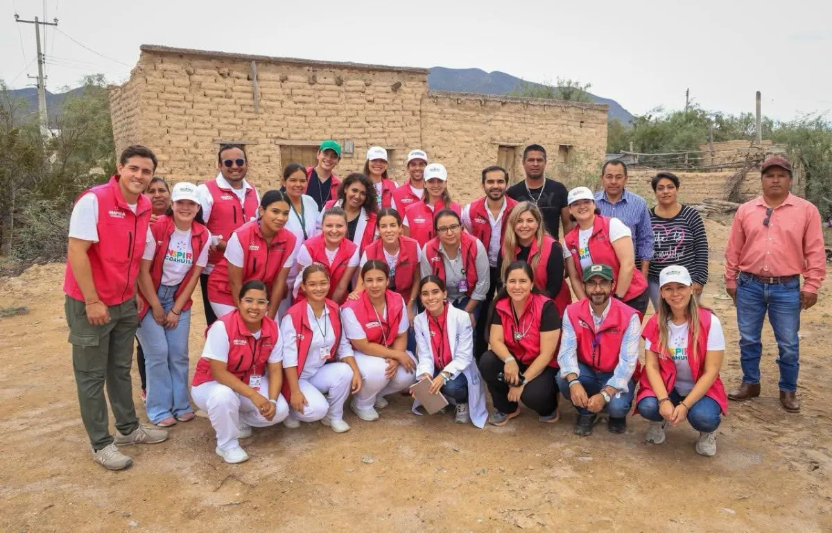 Inspira Coahuila acerca apoyos y servicios de salud a comunidades rurales de Saltillo