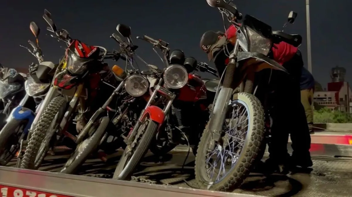 Aseguran 61 motocicletas tras operativo en avenidas de Monterrey