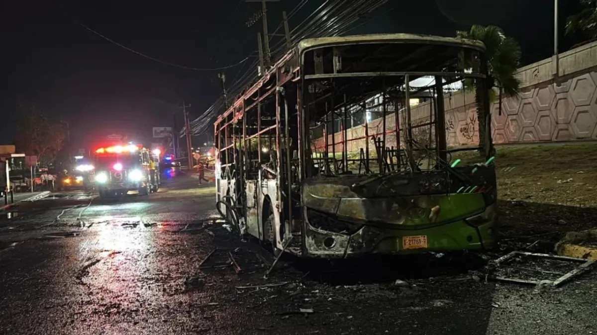 Explosión reduce a chatarra un camión recién estrenado en Santa Catarina