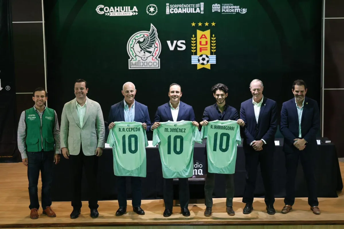México enfrentará a Uruguay en Torreón como parte de su preparación rumbo al Mundial 2026