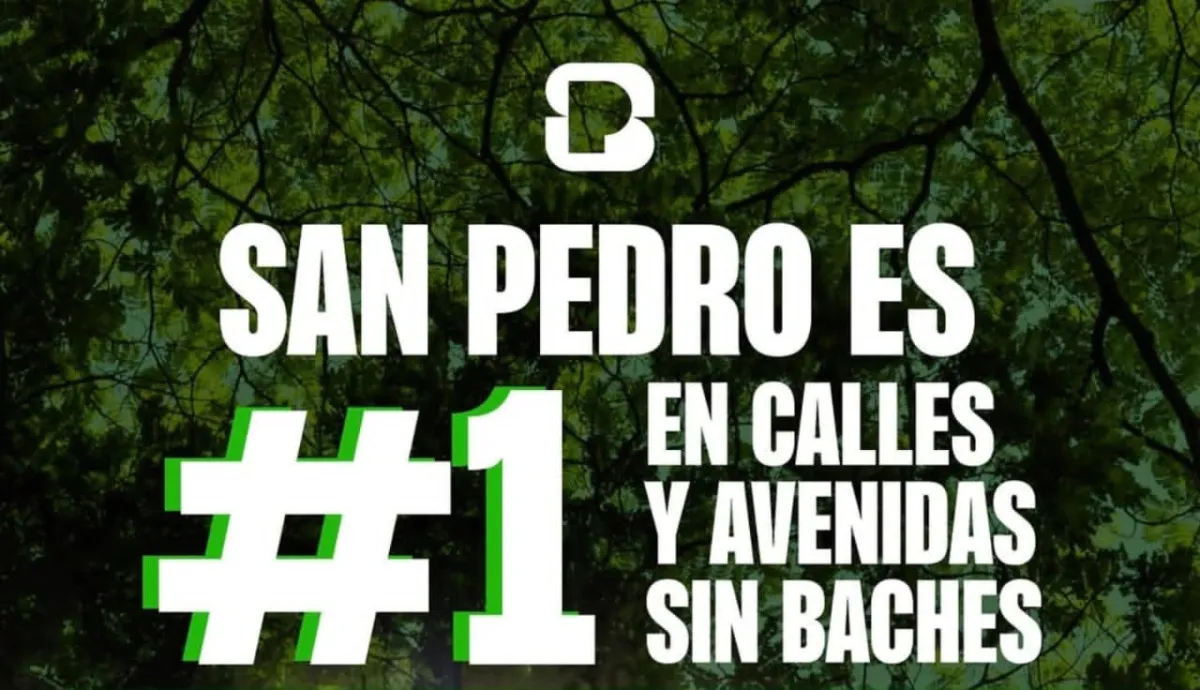 San Pedro lidera a nivel nacional por la calidad de sus calles y servicios públicos